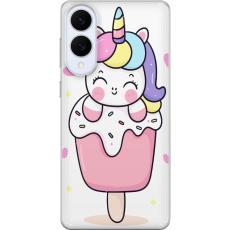 iSecrets - Mobilskal till Samsung Galaxy S25 Edge med Glad enhörning