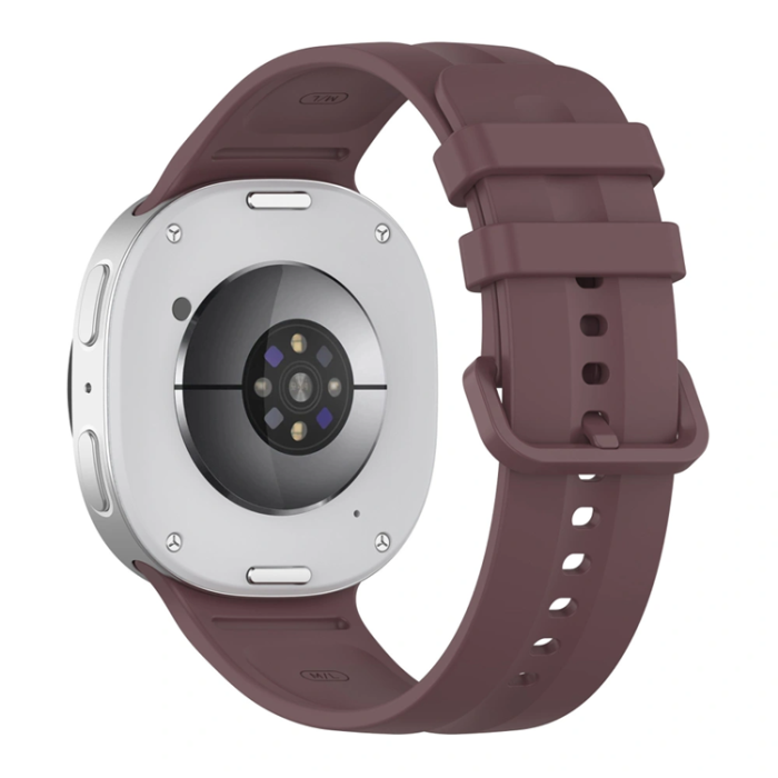 Tech-Protect - Tech-Protect Armband För Galaxy Watch 8/9/Classic Silikon Evo - Velvet Plum