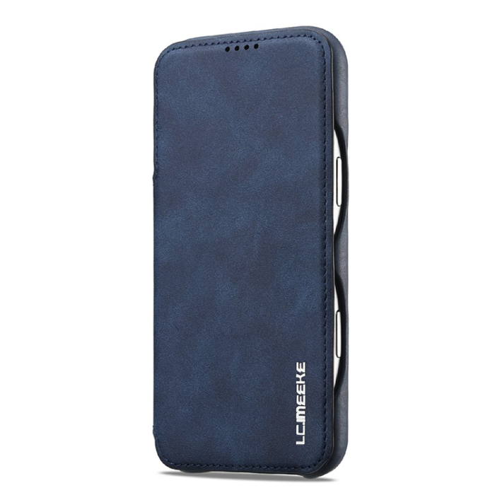 LC.imeeke - LC.IMEEKE iPhone 17 Pro Mobilfodral Korthållare Stativ - Blå