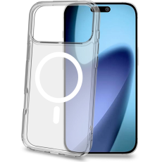 Celly - Celly iPhone 17 Pro Max Mobilskal MagSafe Gelskinmag - Transparent