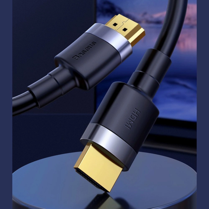 BASEUS - Baseus Cafule HDMI Kabel 2.0 60 Hz 3D 18 Gbps 2 m - Svart