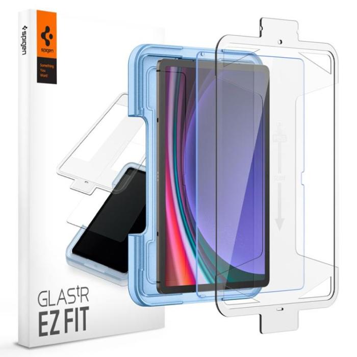 UTGATT - Spigen Galaxy Tab S9 Ultra Härdat Glas Skärmskydd EZ Fit