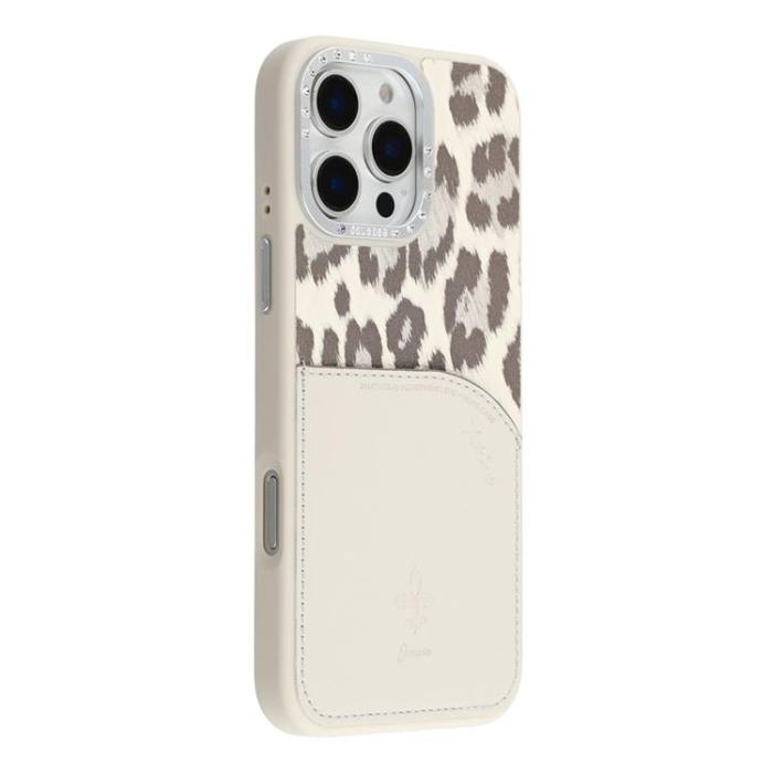 JAUCASE - JAUCASE iPhone 16 Pro Max Mobilskal MagSafe korthållare - Vit