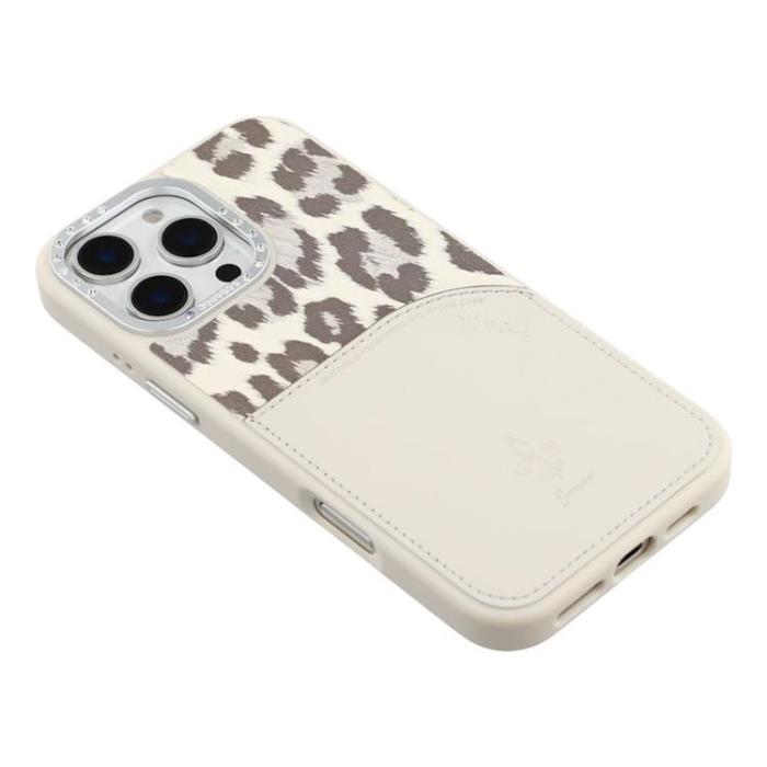 JAUCASE - JAUCASE iPhone 16 Pro Max Mobilskal MagSafe korthållare - Vit