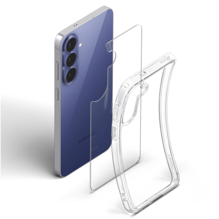 Spigen - Spigen Mobilskal För Galaxy S26 FE Ultra Hybrid - Crystal Clear