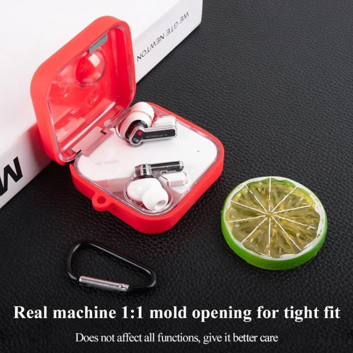 OEM - Nothing Ear 1 Skal Hörlurar Drop-proof Silikon - Röd