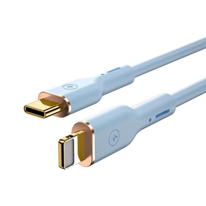 WIWU - WIWU USB-C till Lightning kabel 30W 1.2m YQ01 - Blå
