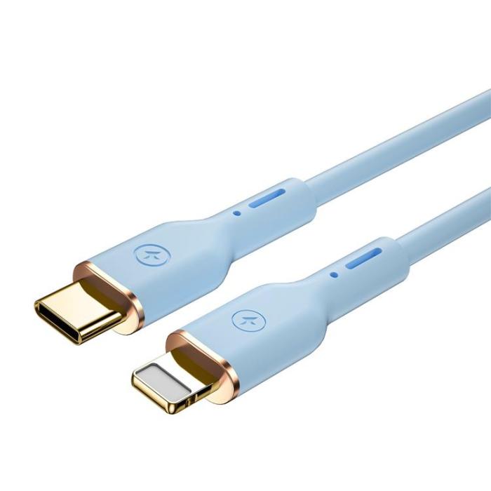 WIWU - WIWU USB-C till Lightning kabel 30W 1.2m YQ01 - Blå