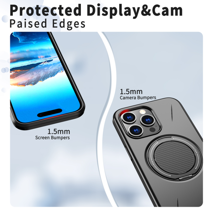 A-One Brand - iPhone 14 Pro Max Mobilskal MagSafe Rotating Kickstand TPU + PC