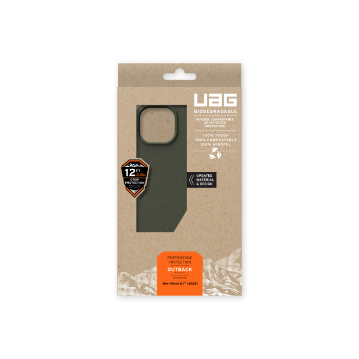 UAG - UAG iPhone 14 Plus Skal Outback - Olive