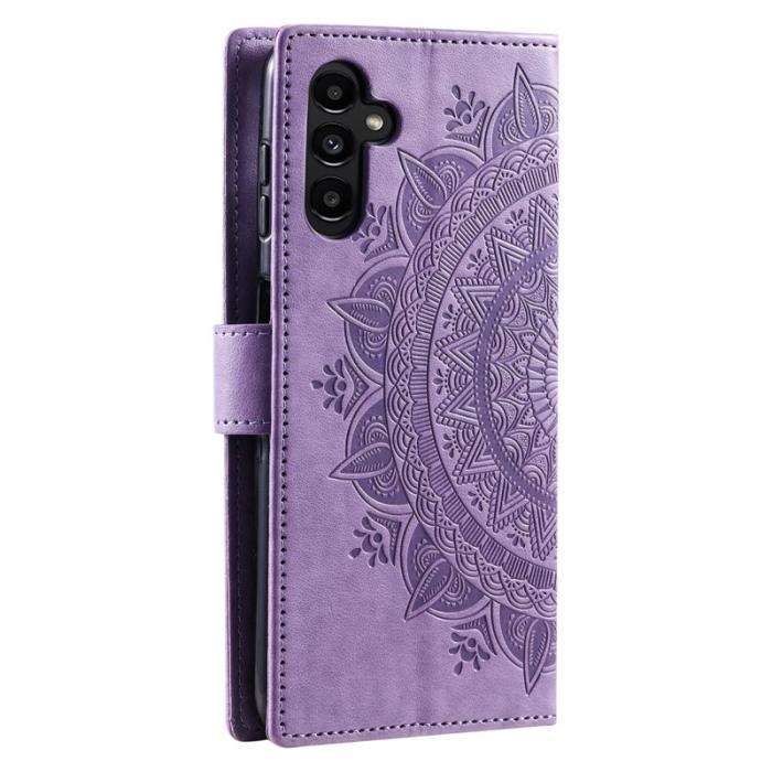 OEM - Samsung Galaxy S26 Plus Plånboksfodral Impr. Totem Konstläder - Lila