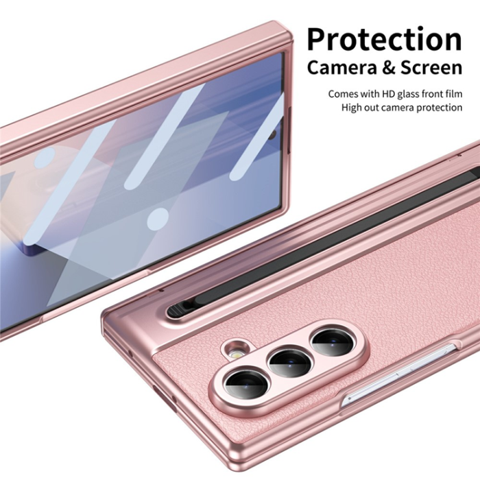 A-One Brand - Galaxy Z Fold 7 Mobilskal Matte Electroplated - Rosa
