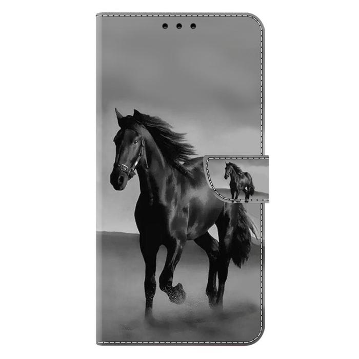 OEM - Samsung Galaxy S26/S26 Pro Plånboksfodral Magnetlås Konstläder - Svart Häst