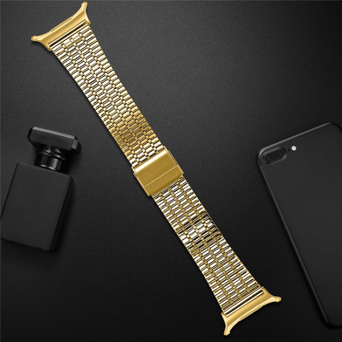A-One Brand - Galaxy Watch 8/8 Classic (40/44/46mm) Armband Stainless Steel - Guld