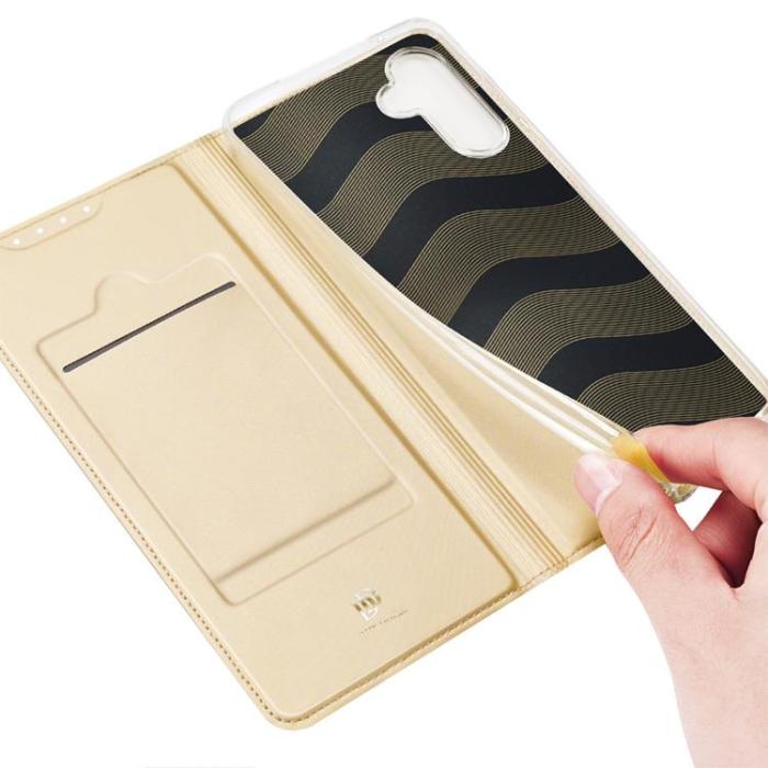 Dux Ducis - Dux Ducis Galaxy A34 5G Plånboksfodral SkinPro - Guld
