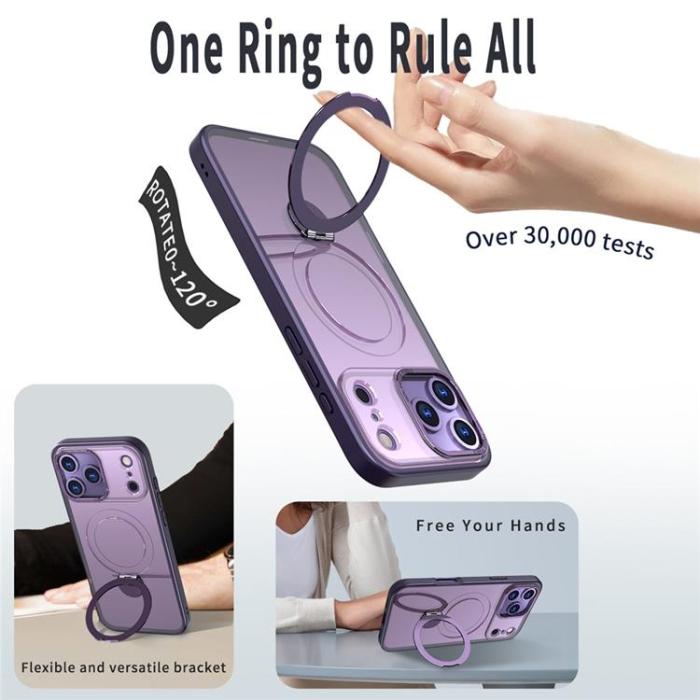 A-One Brand - iPhone 17 Pro Max Mobilskal MagSafe Rotating Kickstand