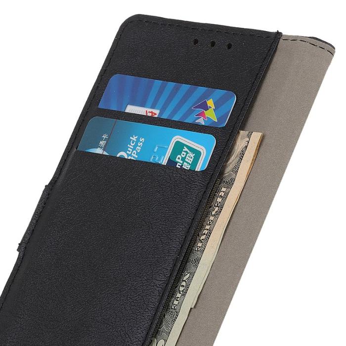 OEM - Samsung Galaxy S26 Ultra Plånboksfodral Konstläder Ställ - Svart