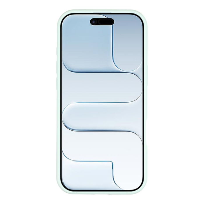 A-One Brand - iPhone Air Mobilskal Sugkopp Silikon med Tygfoder - Grön