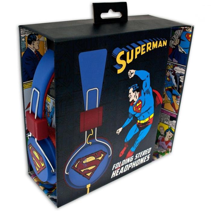UTGATT5 - SUPERMAN Hörlur Teen Vintage On-Ear 110dB spärr