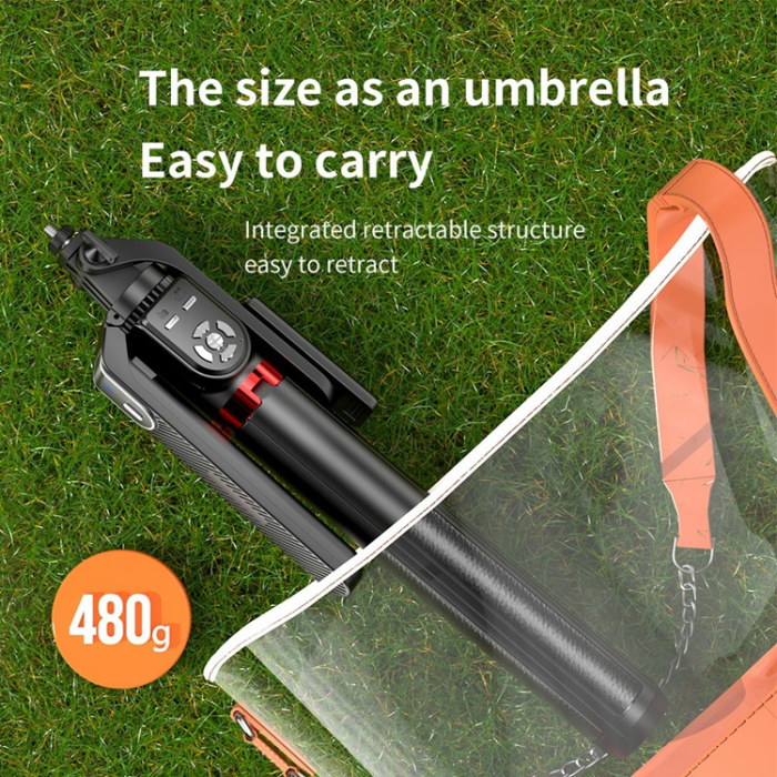 OEM - Dubbel Fjärrkontroll Selfiestick Bluetooth Anti-skakning Gimbal P325