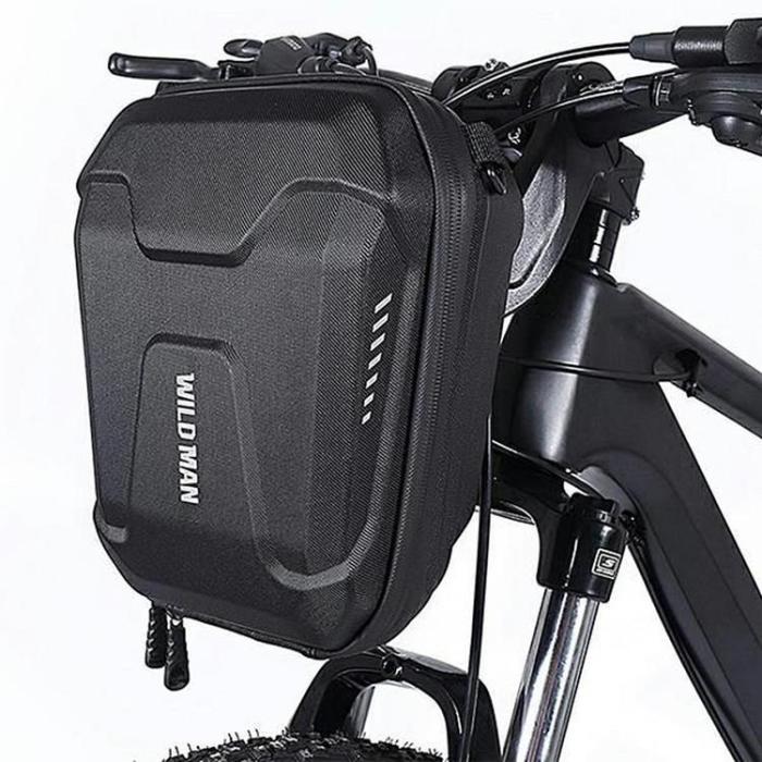 WildMan - Wildman åkpåse för Cykelstyre med Dragkedja 3L E8 - Svart
