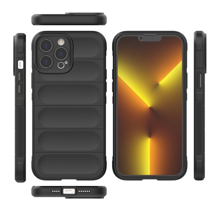 OEM - iPhone 13 Pro Skal Shockproof Rugged TPU - Svart