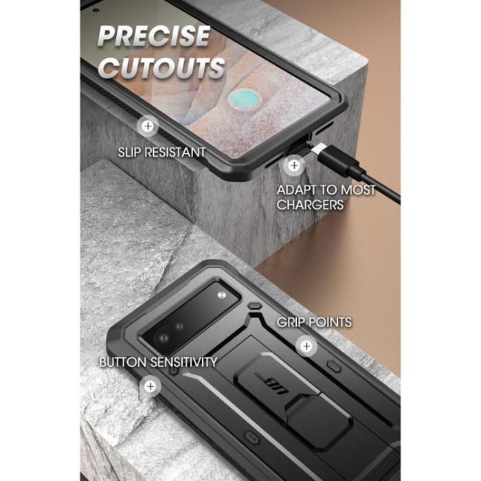 UTGATT - SupCase Google Pixel 7A Mobilskal Unicorn Beetle Pro - Svart