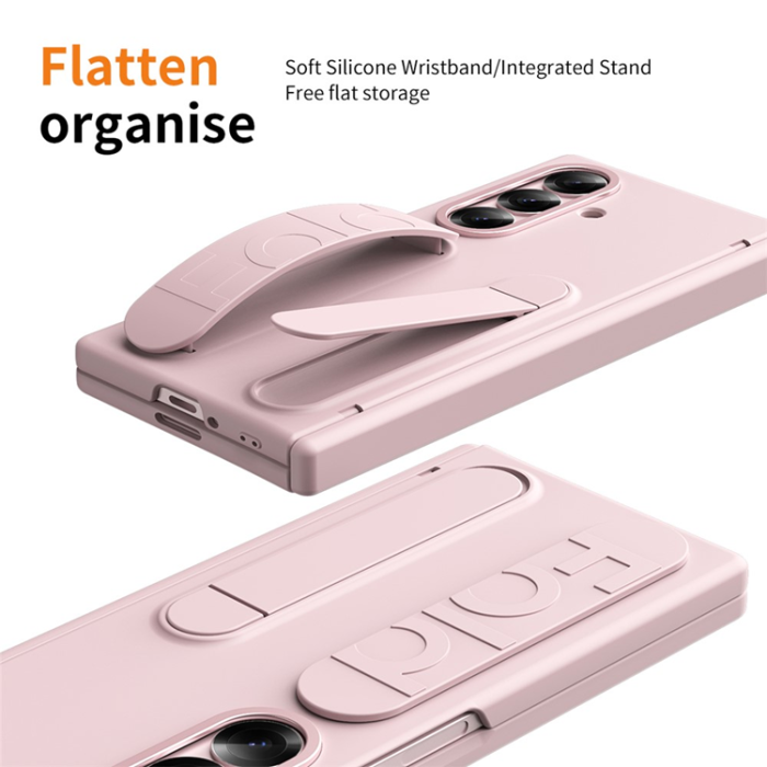 A-One Brand - Galaxy Z Fold 7 Mobilskal Kickstand Armband - Rosa