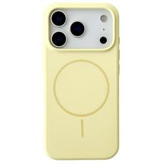 A-One Brand - iPhone 17 Pro Max Mobilskal MagSafe Silikon Anti Drop - Ljusgul