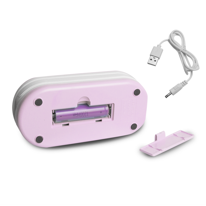 LTC - LTC LED Skrivbordslampa Hopfällbar 10W - Rosa