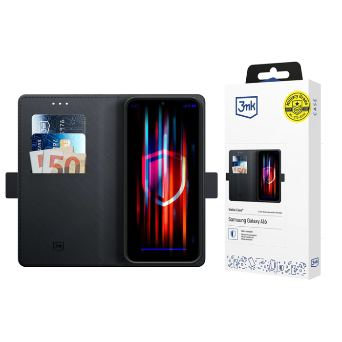 3MK - 3MK Galaxy S25 Edge Plånboksfodral - Svart