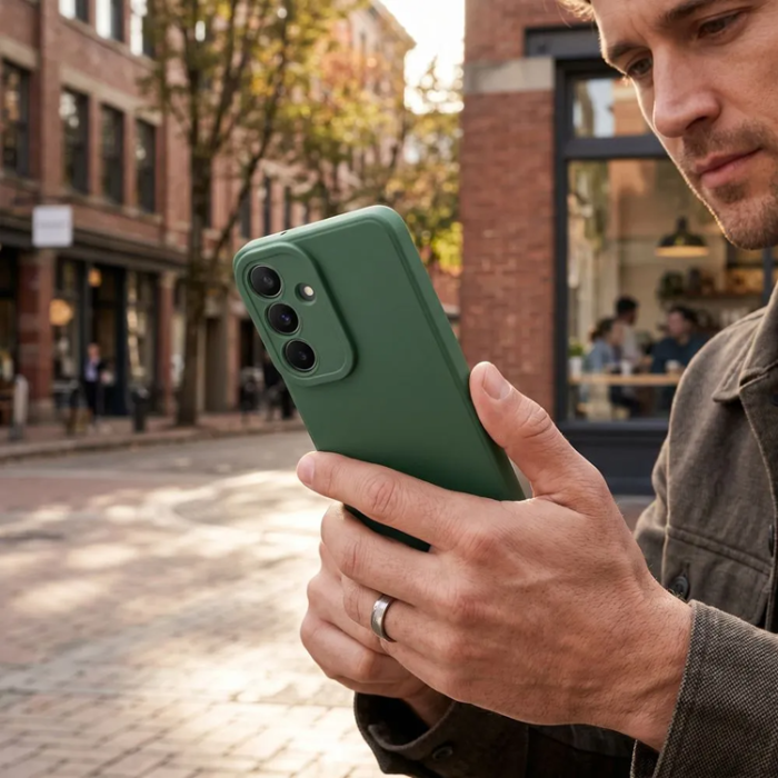 A-One Brand - Mobilskal För Galaxy S26 Plus Matte 2.0 - Mörkgrön