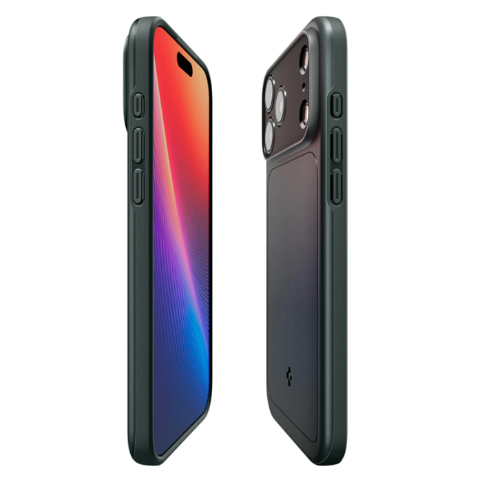 Spigen - Spigen iPhone 17 Pro Mobilskal Magsafe Thin Fit - Abyss Grön