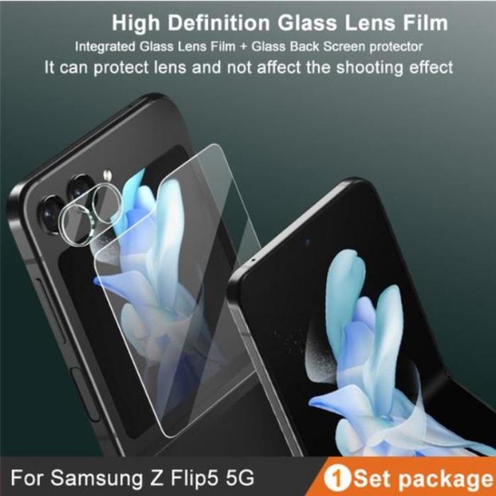 Imak - iMak Galaxy Z Flip 5 Kameralinsskydd i Härdat glas