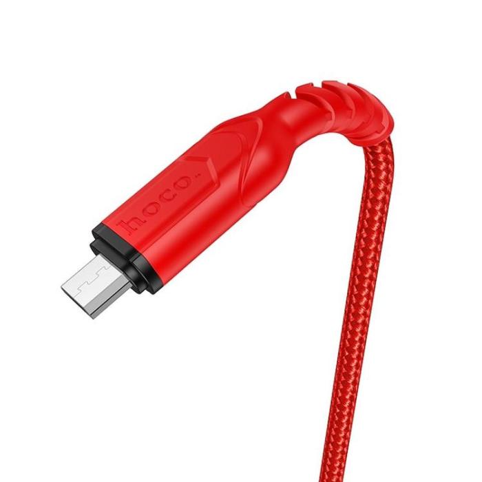 UTGATT1 - Hoco Victory Micro USB Kabel 1m - Röd