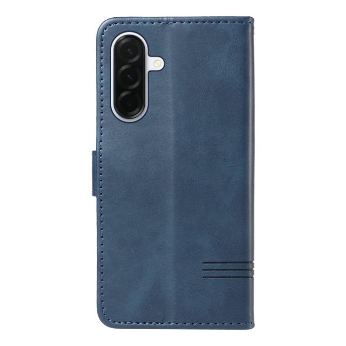 OEM - Samsung Galaxy A37 Plånboksfodral Konstläder Ställ - Blå