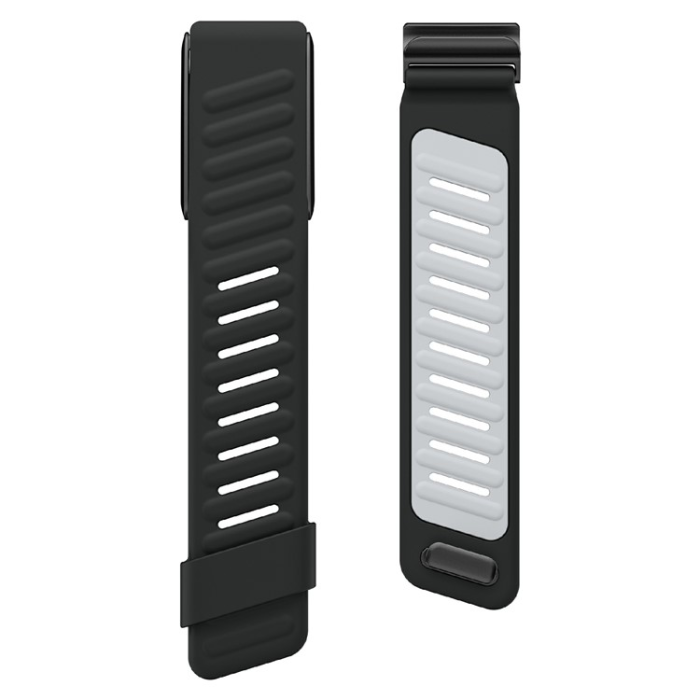 A-One Brand - Whoop 4.0 Armband Silikon Adjustable - Svart/Grå
