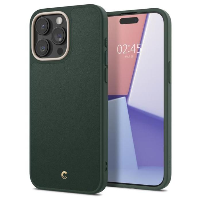 Spigen - Spigen iPhone 15 Pro Max Mobilskal Magsafe Cyrill Kajuk - Grön