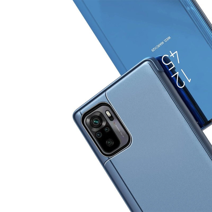 OEM - Xiaomi Poco X4 NFC 5G Fodral Clear View - Blå