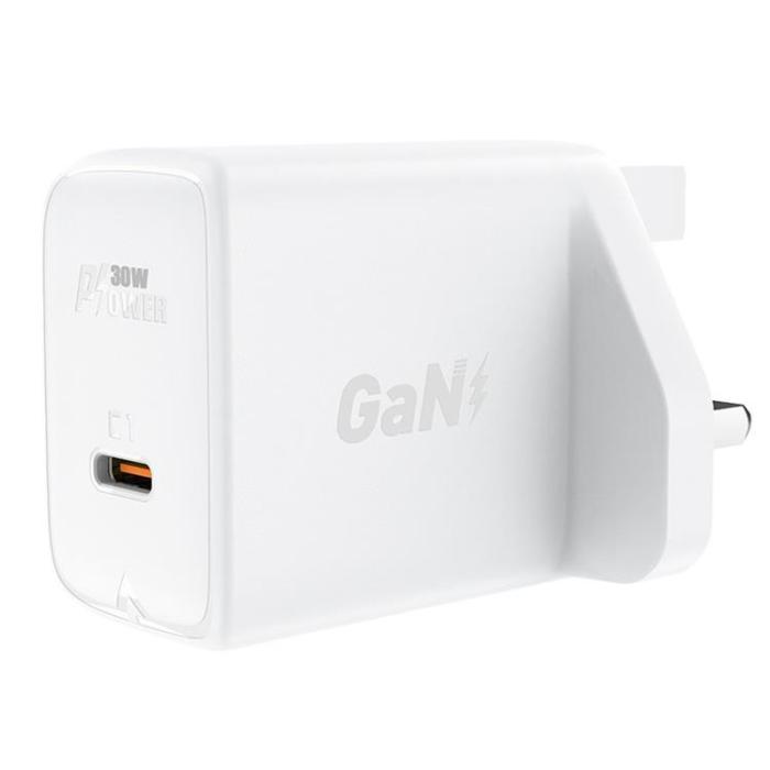 Acefast - Acefast GaN Väggladdare USB-C 30W - Vit