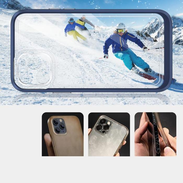 OEM - iPhone 11 Pro Skal Clear 3in1 - Blå