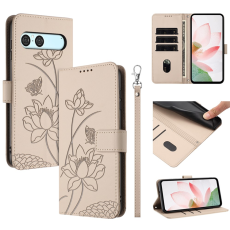 A-One Brand - Sony Xperia 10 VII Plånboksfodral Lotus Imprint - Beige