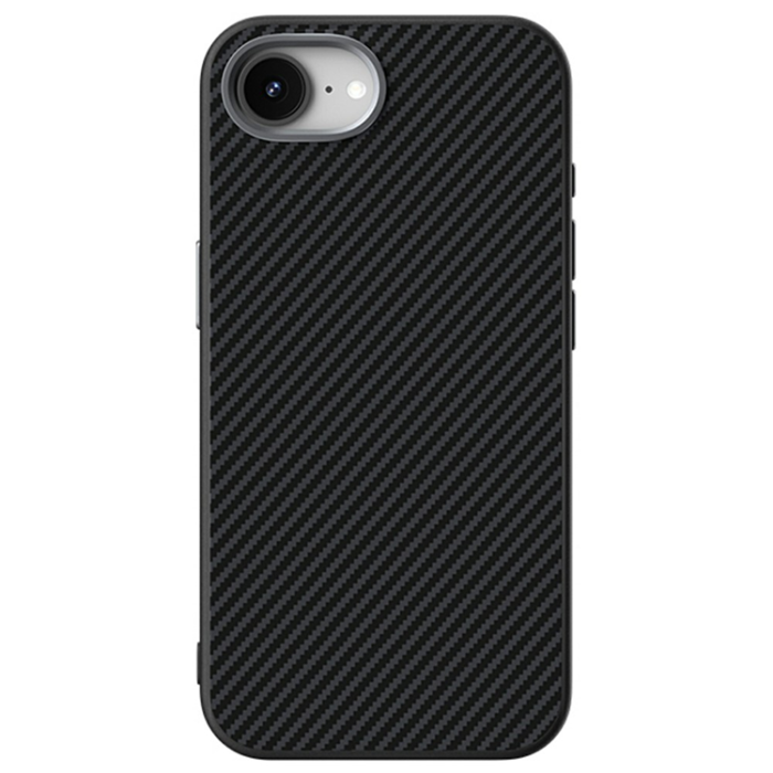 ABEEL - ABEEL iPhone 16e Mobilskal MagSafe Carbon Fiber Texture