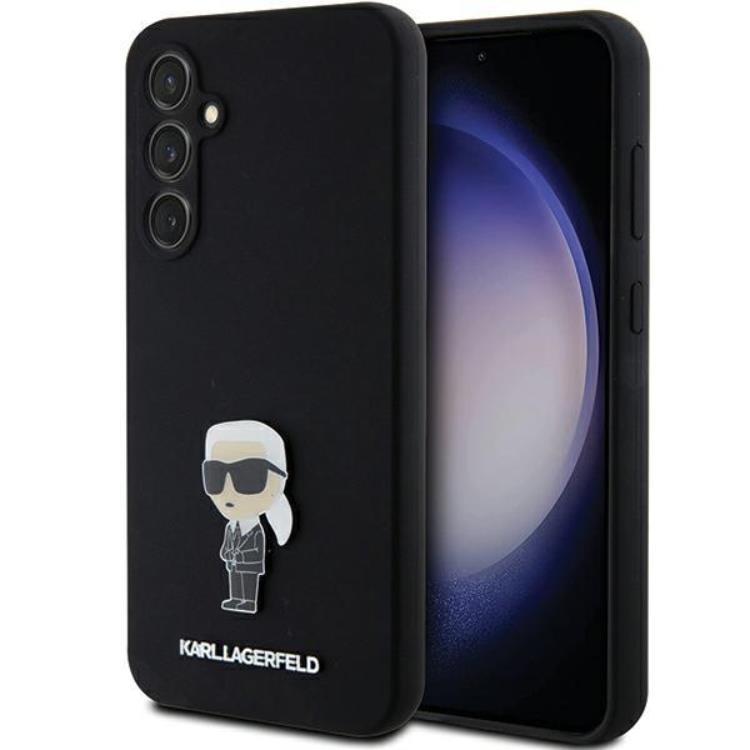 Karl Lagerfeld Galaxy S23 FE Mobilskal Silikon Ikonik Metal Pin | 2353 | AlltMobil