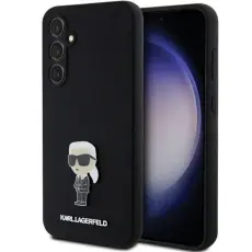 KARL LAGERFELD - Karl Lagerfeld Mobilskal till Galaxy S23 FE Silikon Ikonik Metal Pin