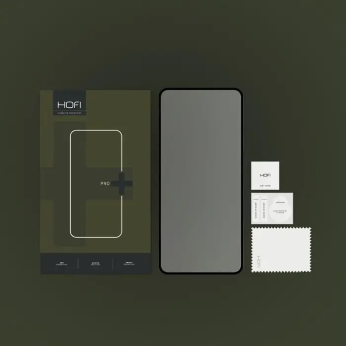 UTGATT - Hofi Galaxy S23 FE Härdat Glas Skärmskydd Pro Plus - Svart