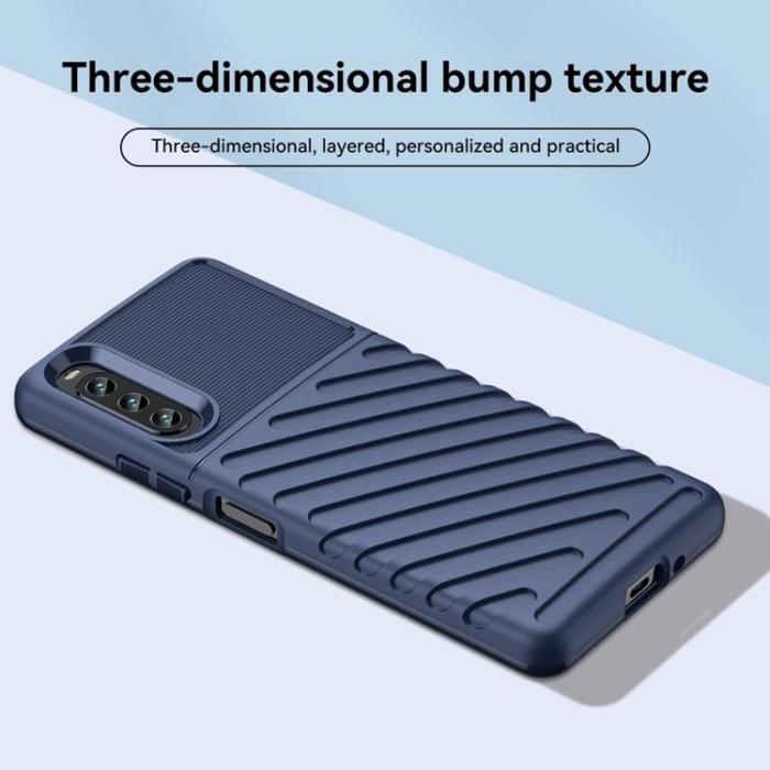 A-One Brand - Sony Xperia 10 IV Skal Thunder Twill - Blå