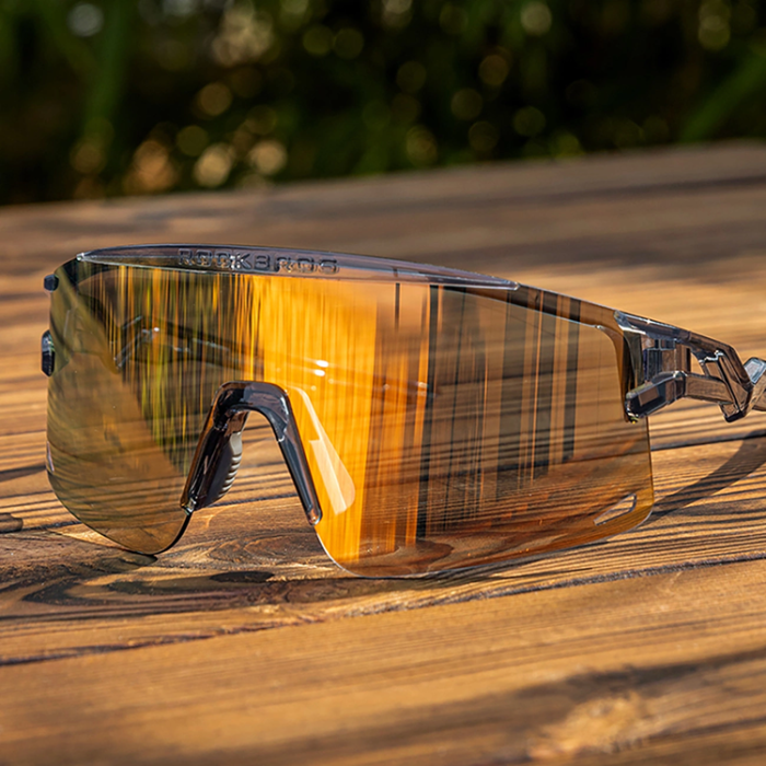 Rockbros - Rockbros Photochromic Cykelglasögon med UV-skydd - Vit