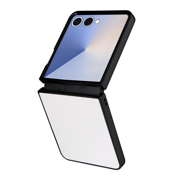 A-One Brand - Galaxy Z Flip 7 Mobilskal PU Läder Protective - Vit