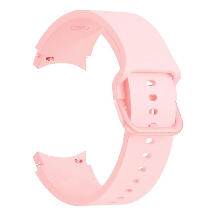 UTGATT - Galaxy Watch 4/5/5 Pro/6/7/FE Armband Silikon - Rosa